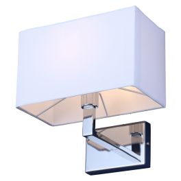 Chelle Wall Light with Box Shade - Chrome